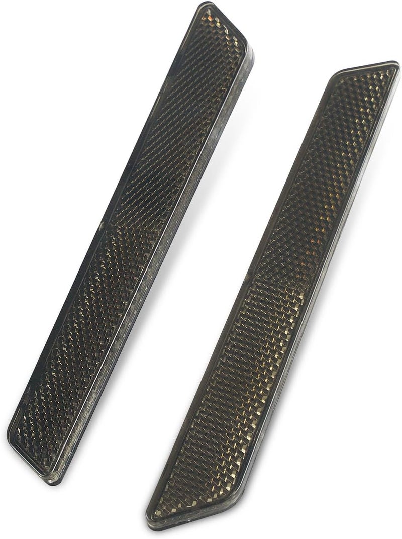 SWESGI Saddlebag Reflector Inserts for Harley Saddle Bag Latch Cover for Touring Street Electra Road Glide 2014-2024 (Black Reflectors) - Image 5